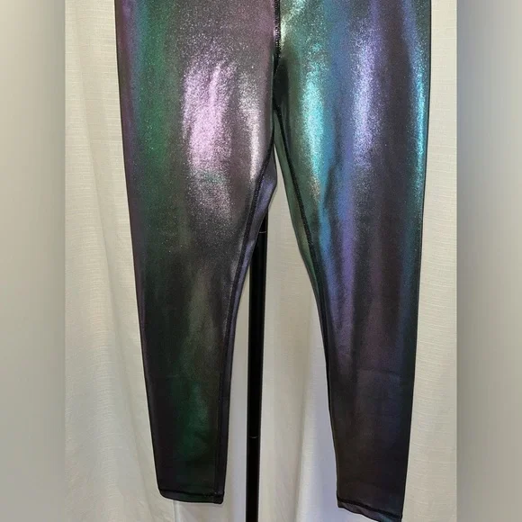 ZYIA Mirage Metallic Leggings | size 2 - Picture 3 of 9